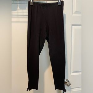 Old Navy cotton leggings with tie-knot ankle. Size L.